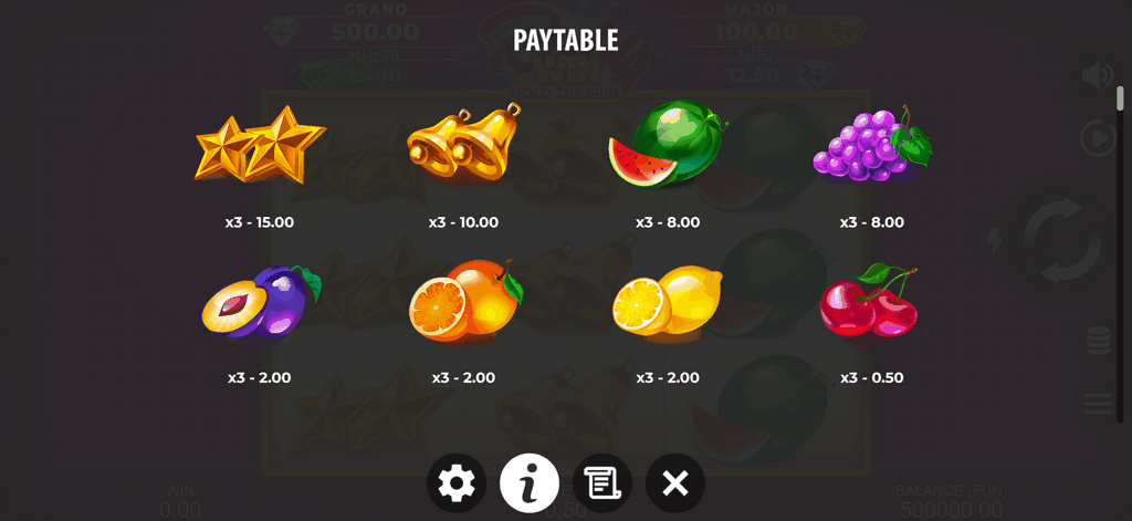 Slot Hold and Spin – Prova gratuitamente i giochi di prova